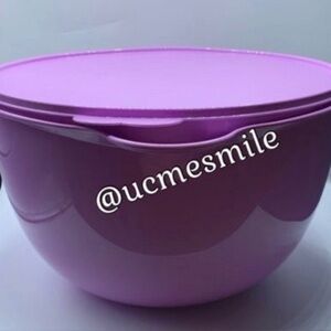 Tupperware Top Selling Orchid Thatsa Jumbo Bowl